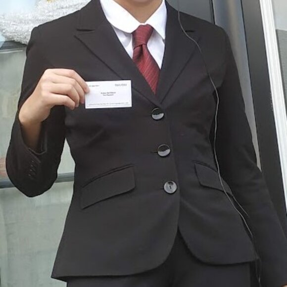 9👩💼 Ladies Office Black Blazers Suit Jacket / Back to school - Picture 2 of 12